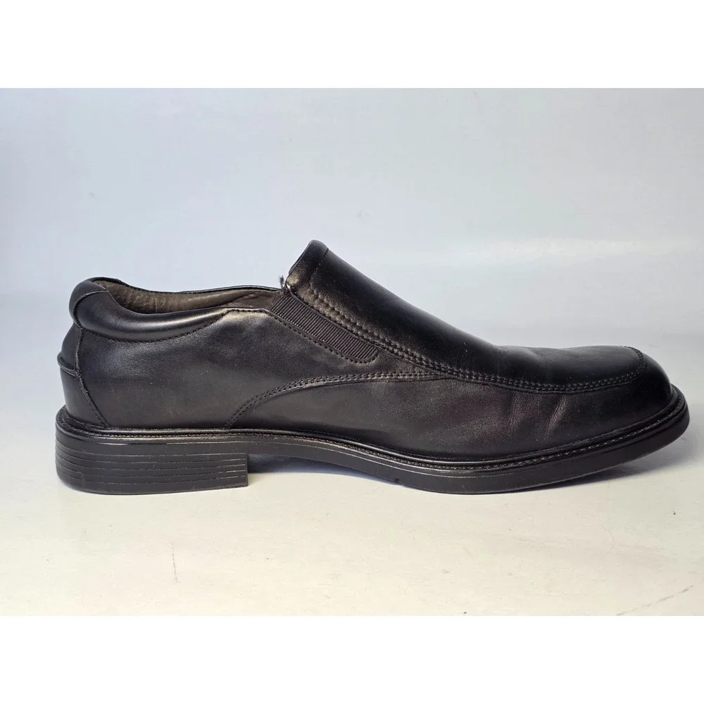 Nunn Bush‎ Men's Dress Shoes Size 13 Black Leather Slip On Comfort Gel Loafers